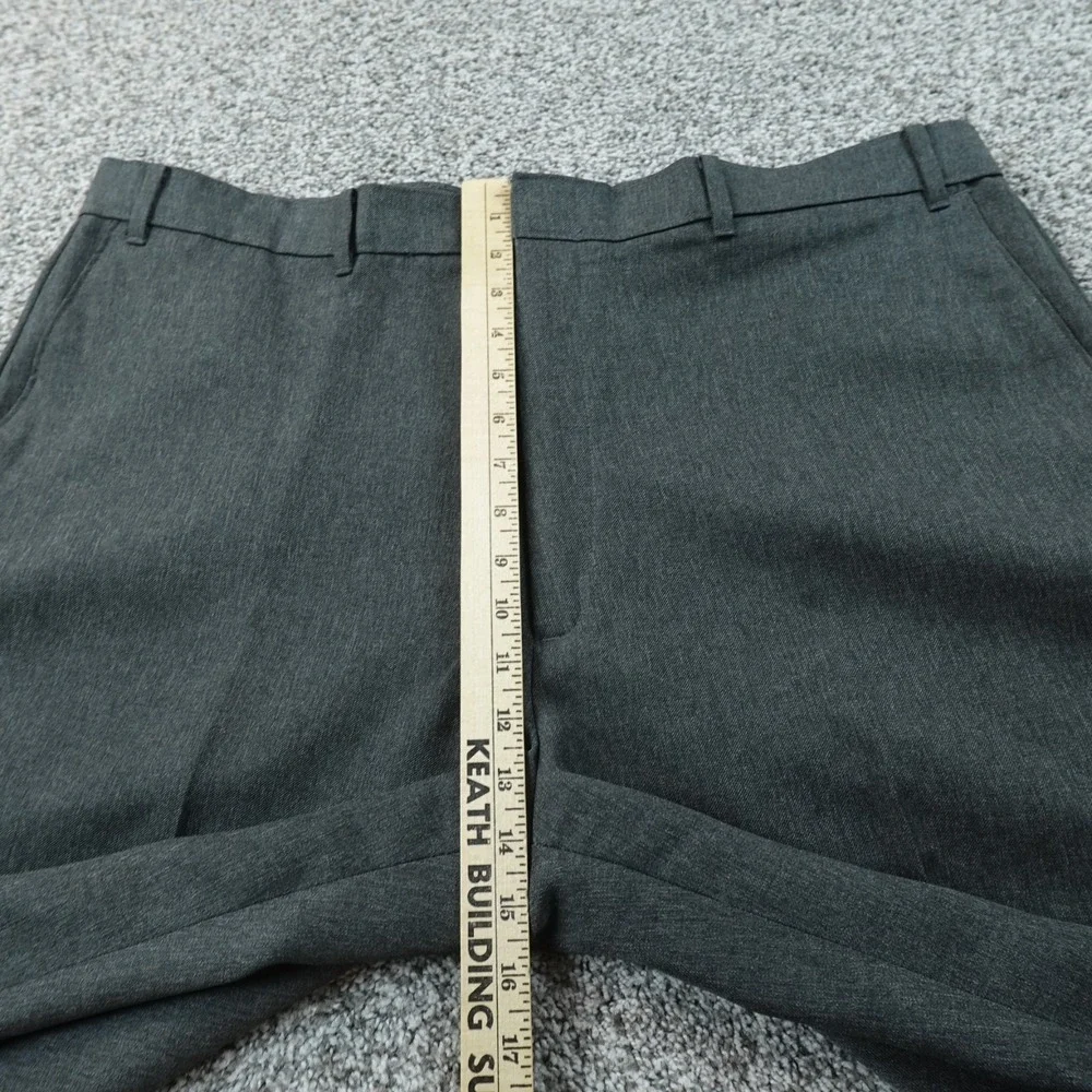 VTG Levis Pants Mens 42X32 Gray Action Slacks Chino‎ Dress Trouser Flat Front